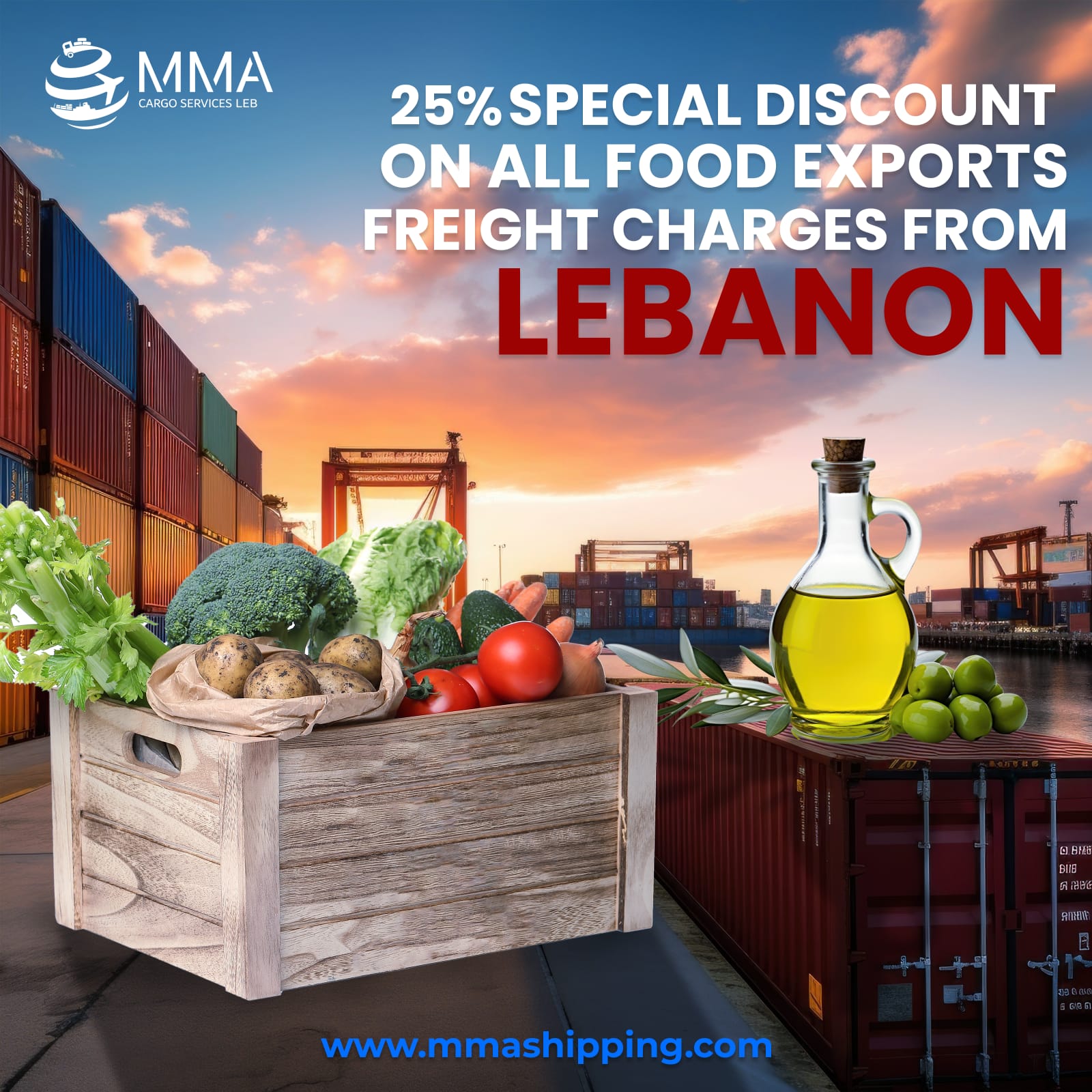 Dubai shipping charges by MMA Shipping